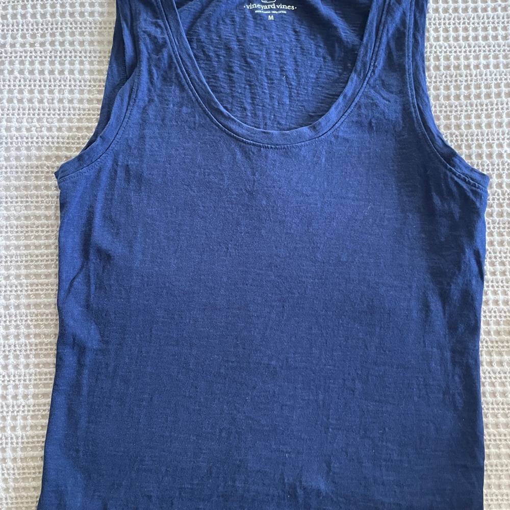 Vineyard Vines Navy Blue Tank Top